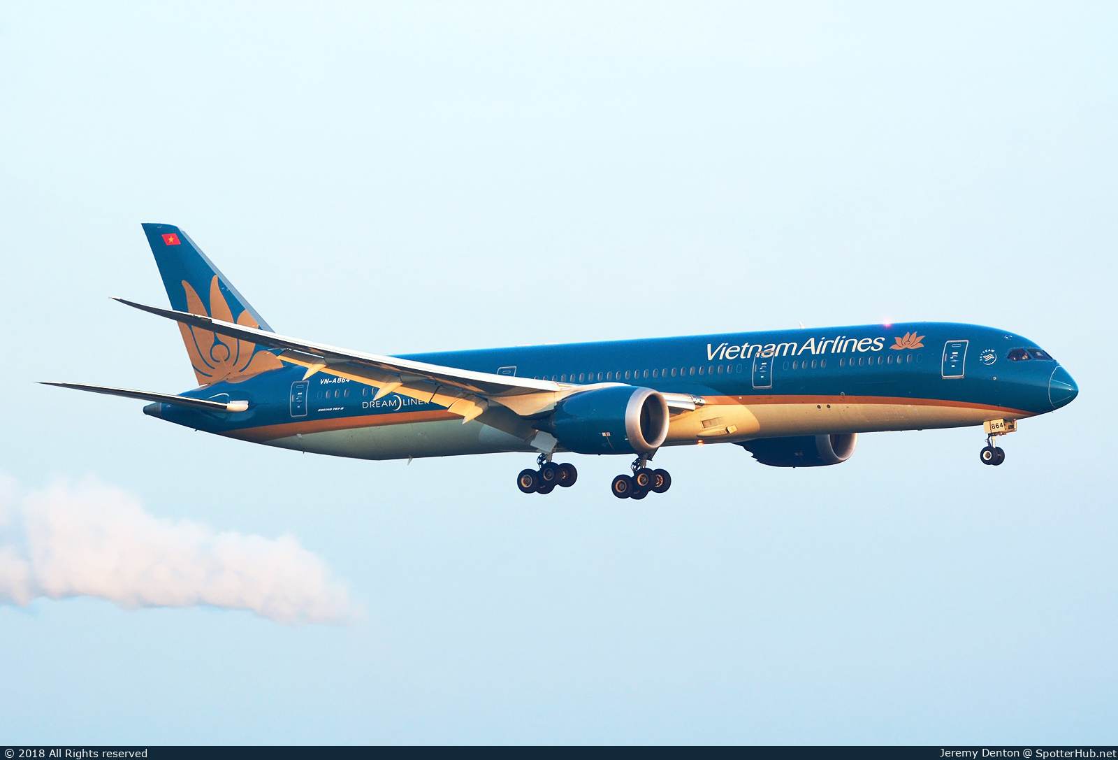 Photo of VN-A864 - Boeing 787-9 Dreamliner operated by Vietnam Airlines