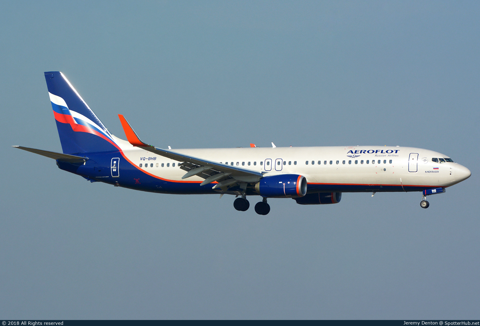 Photo of VQ-BHB - Boeing 737-8LJ operated by Aeroflot