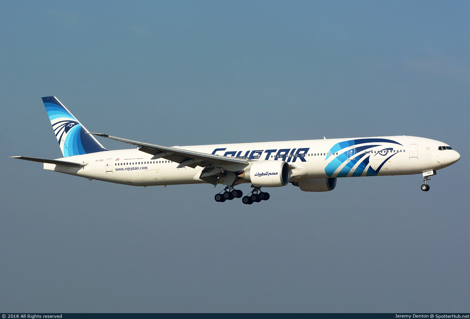 Photo of SU-GDO - Boeing 777-36N(ER) operated by Egyptair