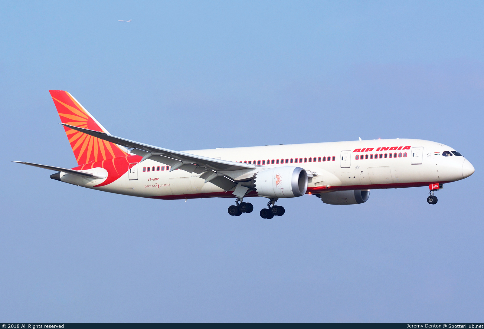 Photo of VT-ANR - Boeing 787-8 Dreamliner operated by Air India