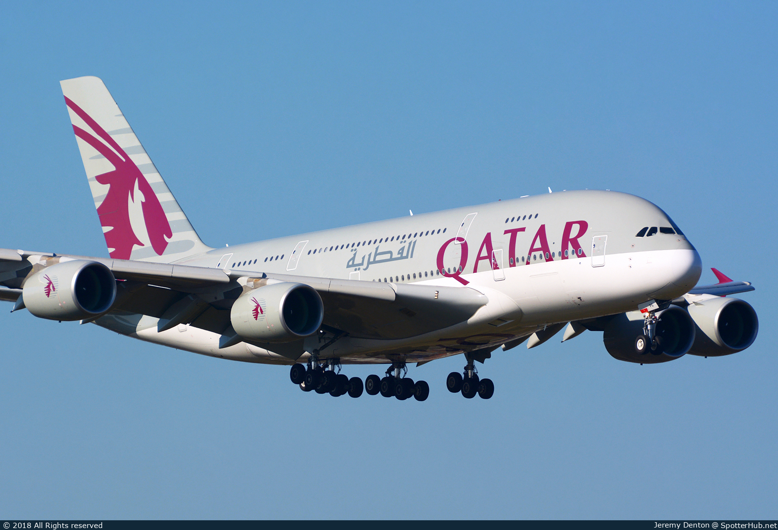 Photo of A7-APG - Airbus A380-861 operated by Qatar Airways