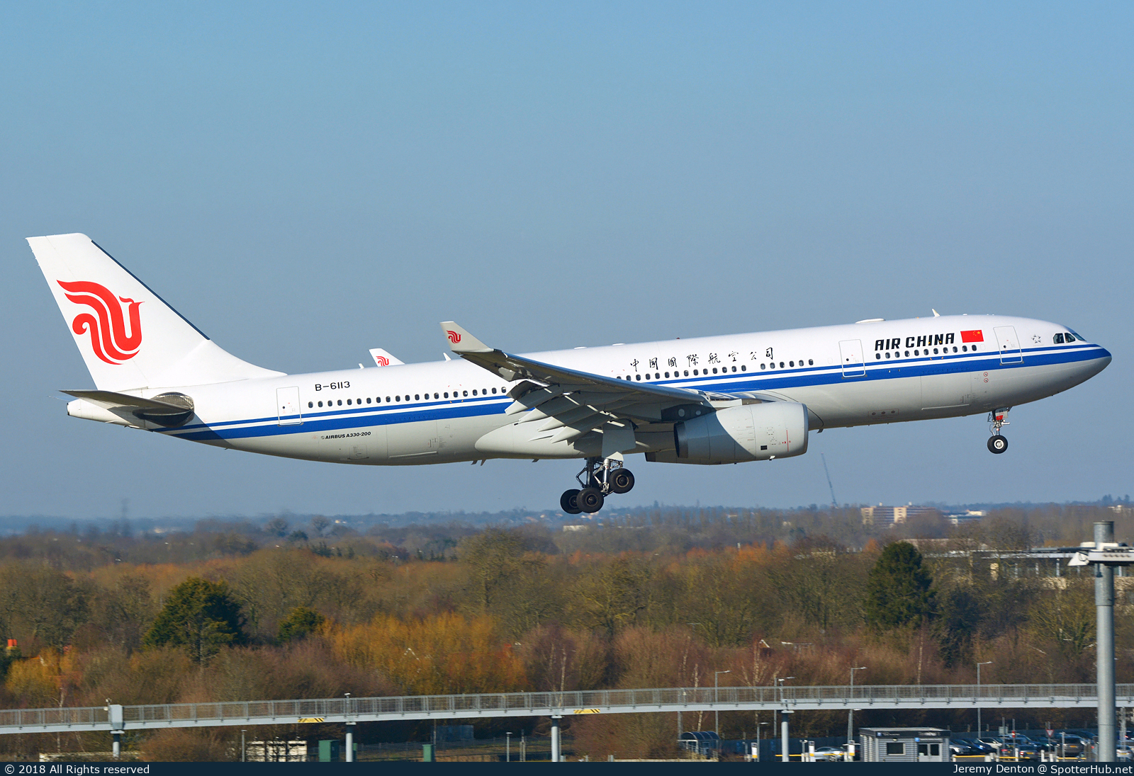 Photo of B-6113 - Airbus A330-243 operated by Air China