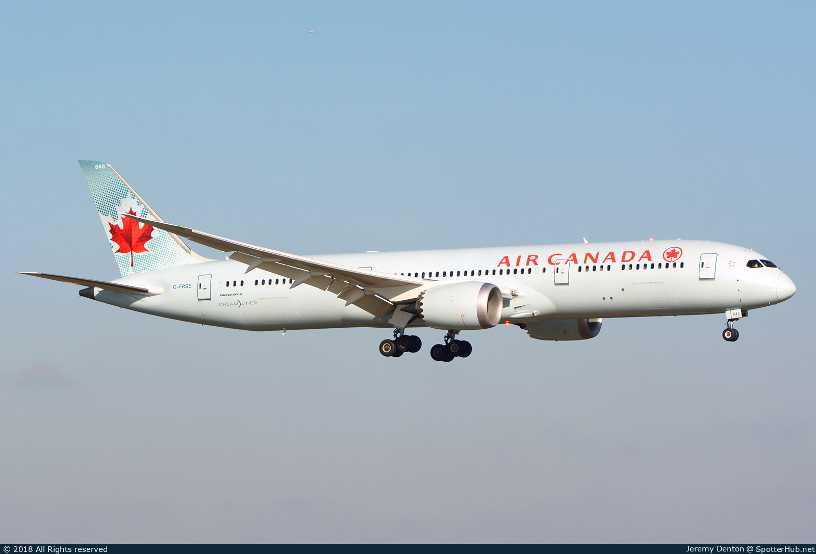 Photo of C-FRSE - Boeing 787-9 Dreamliner operated by Air Canada