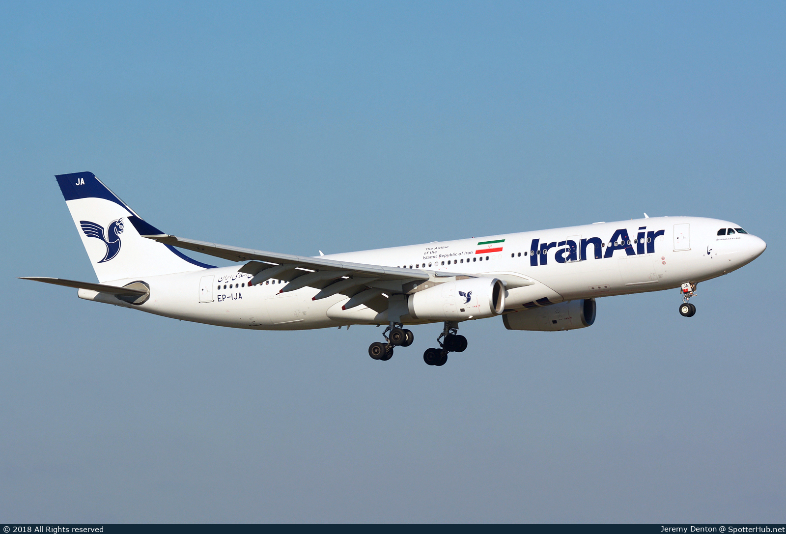 Photo of EP-IJA - Airbus A330-243 operated by Iran Air