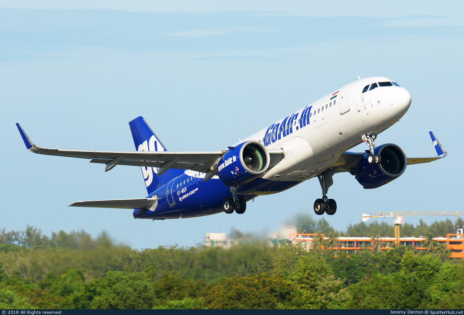 Photo of VT-WGV - Airbus A320-271N operated by Go Air