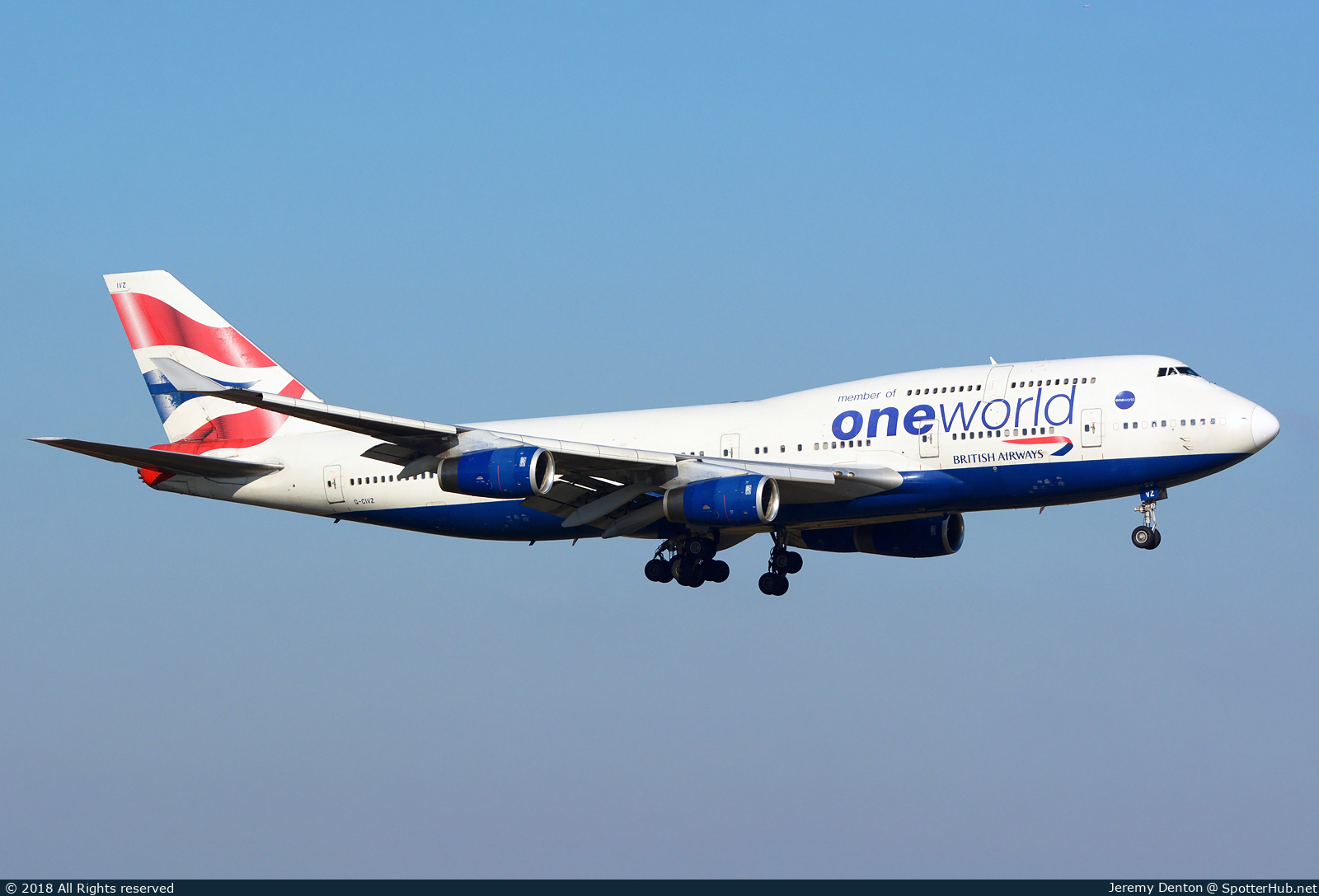 Photo of G-CIVZ - Boeing 747-436 operated by British Airways