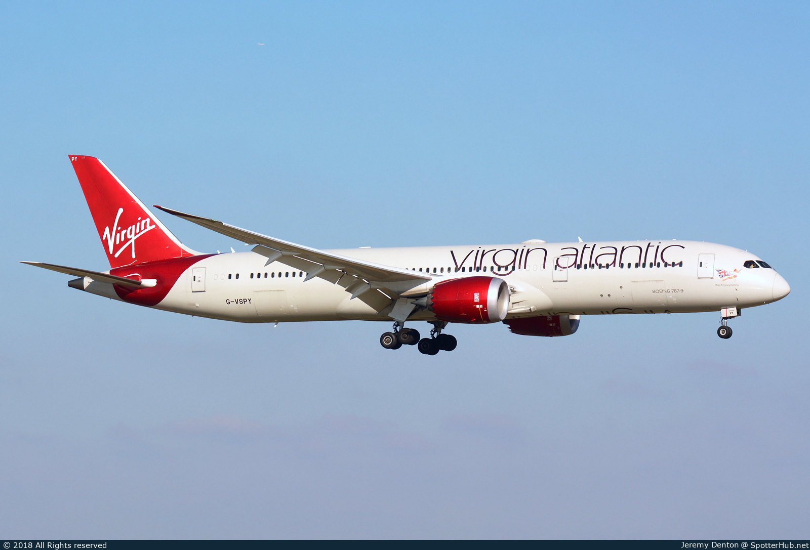 Photo of G-VSPY - Boeing 787-9 Dreamliner operated by Virgin Atlantic Airways