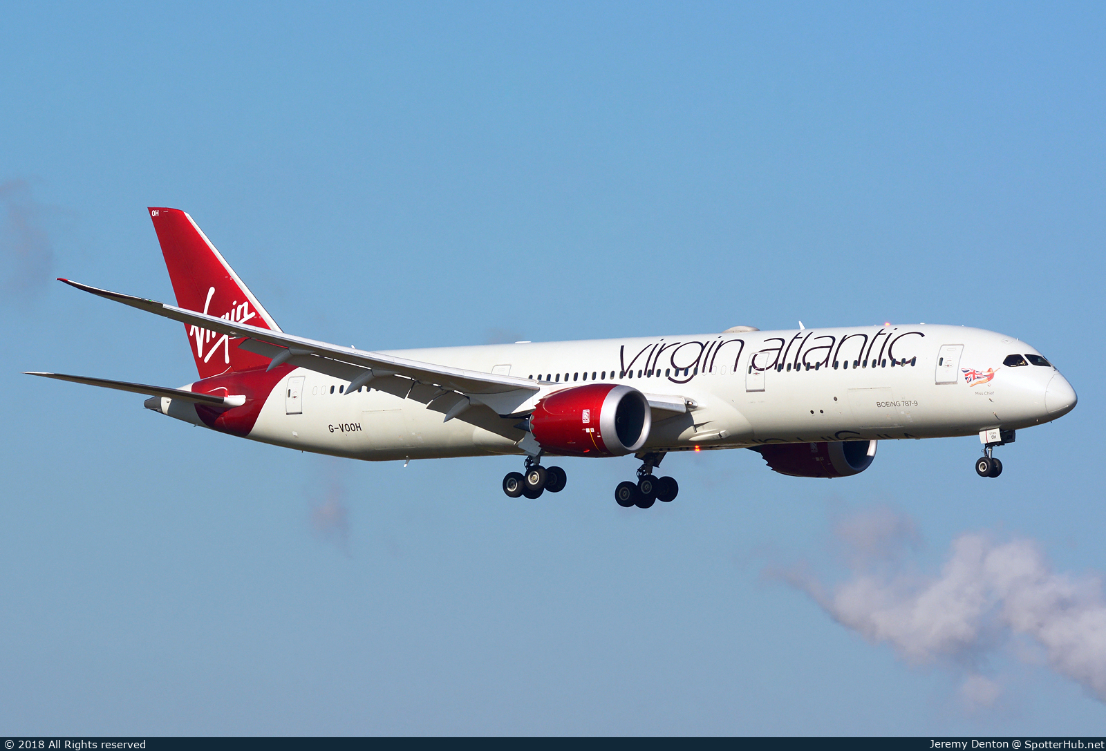 Photo of G-VOOH - Boeing 787-9 Dreamliner operated by Virgin Atlantic Airways