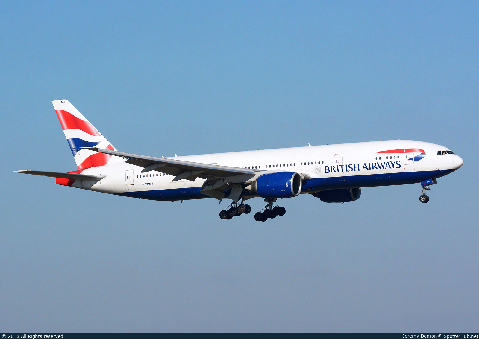 Photo of G-YMMJ - Boeing 777-236(ER) operated by British Airways