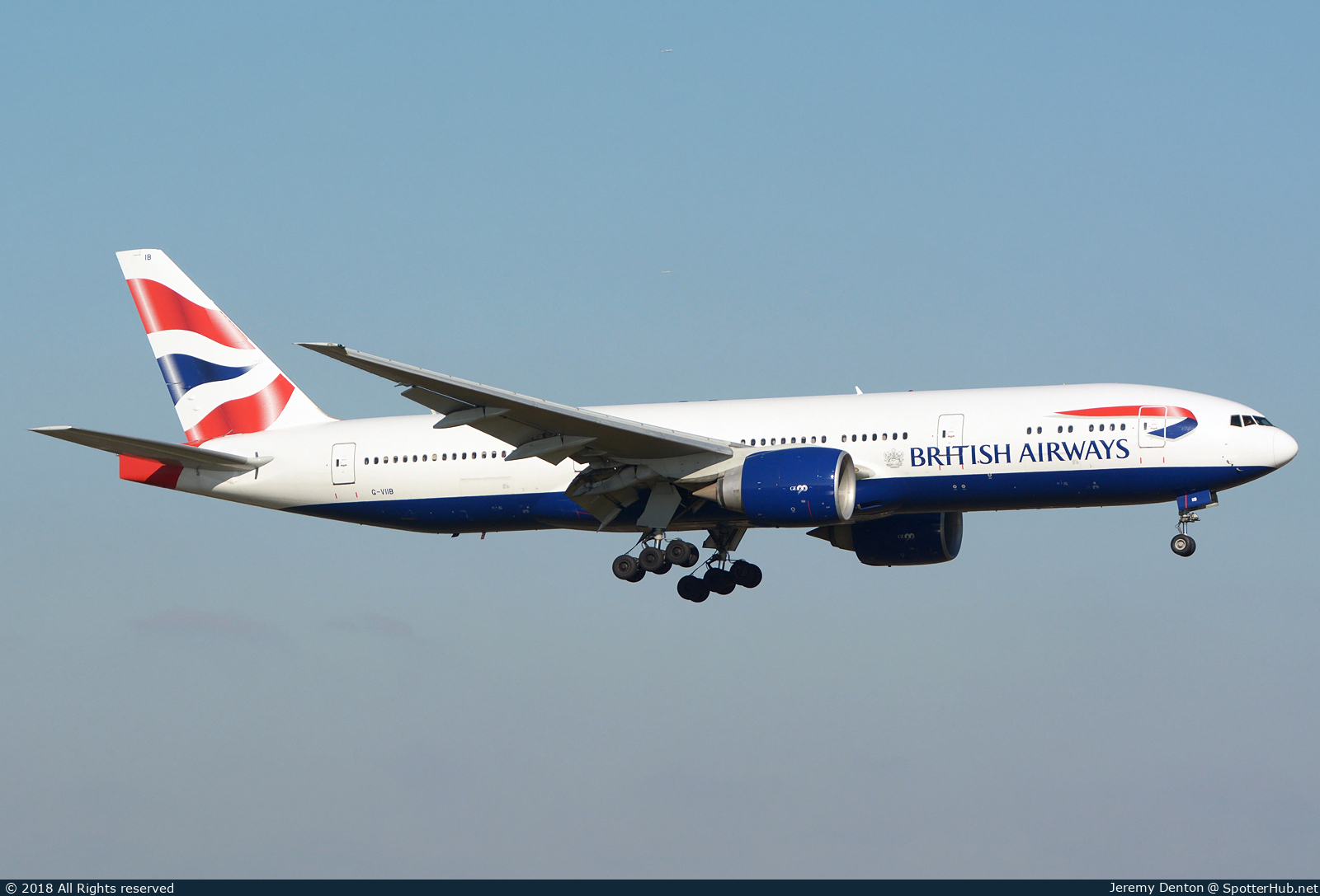 Photo of G-VIIB - Boeing 777-236(ER) operated by British Airways