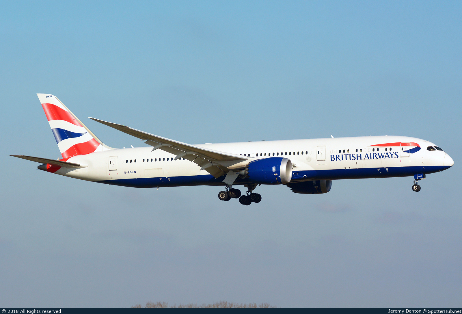 Photo of G-ZBKN - Boeing 787-9 Dreamliner operated by British Airways