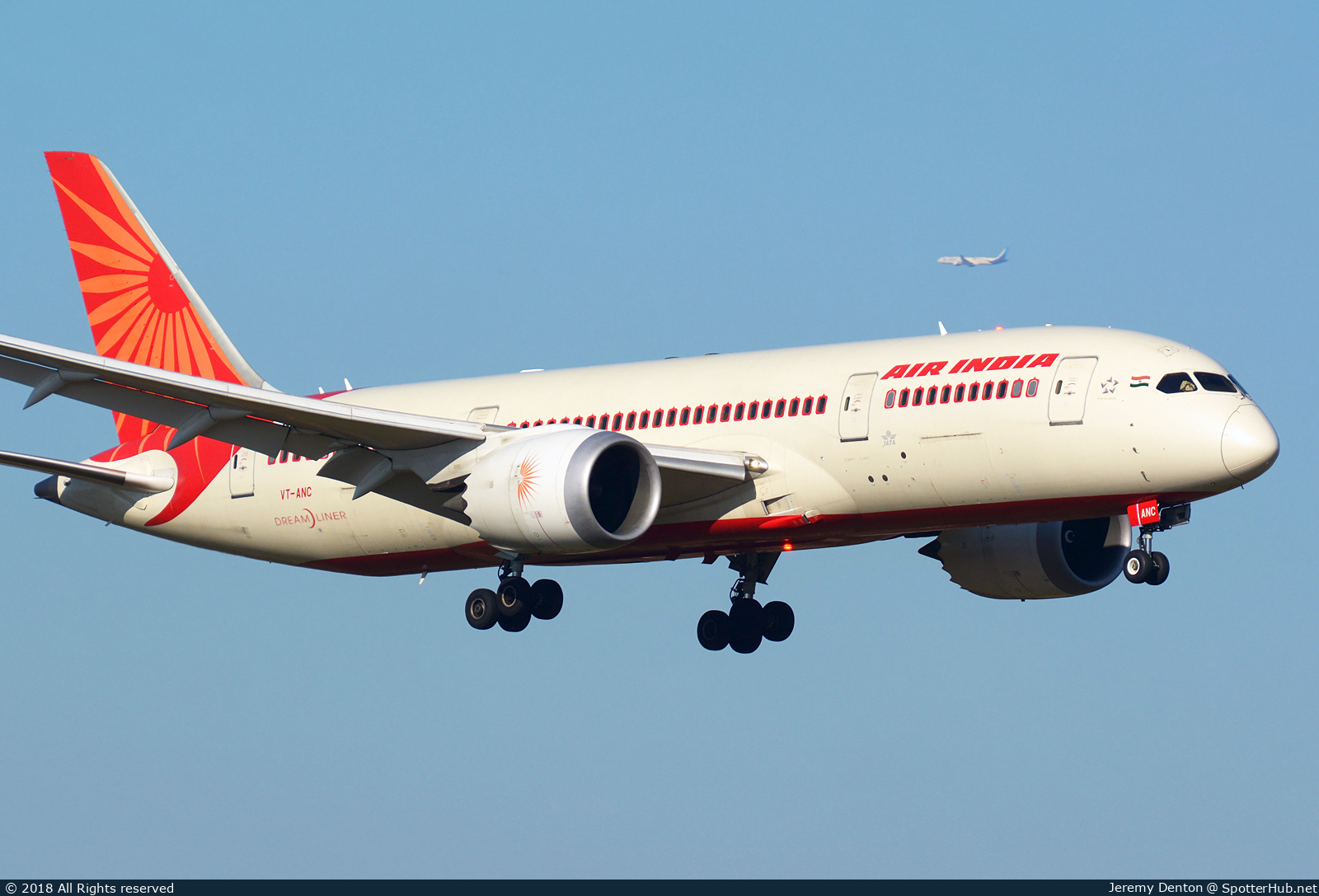 Photo of VT-ANC - Boeing 787-8 Dreamliner operated by Air India