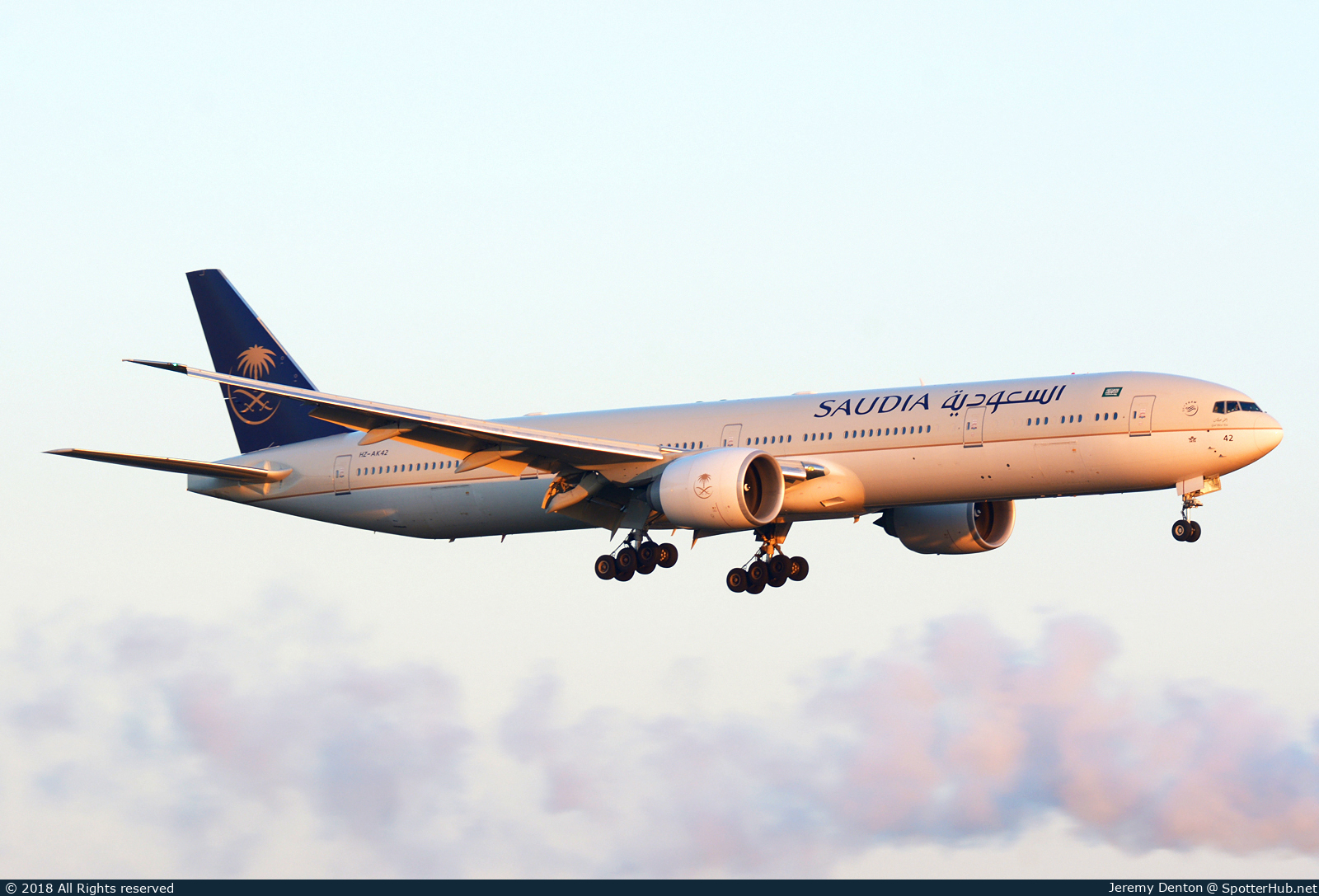 Photo of HZ-AK42 - Boeing 777-368(ER) operated by Saudia