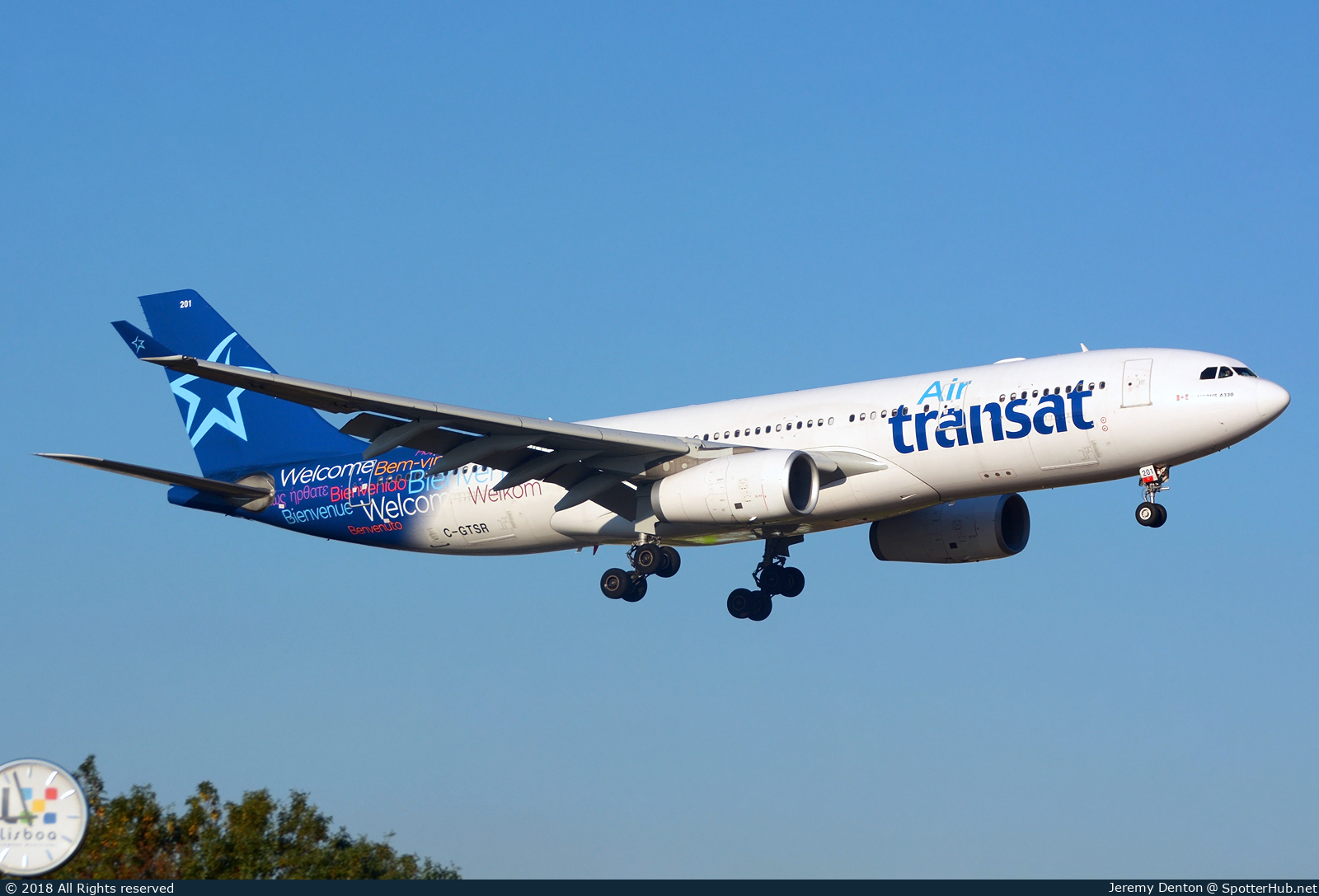 Photo of C-GTSR - Airbus A330-243 operated by Air Transat