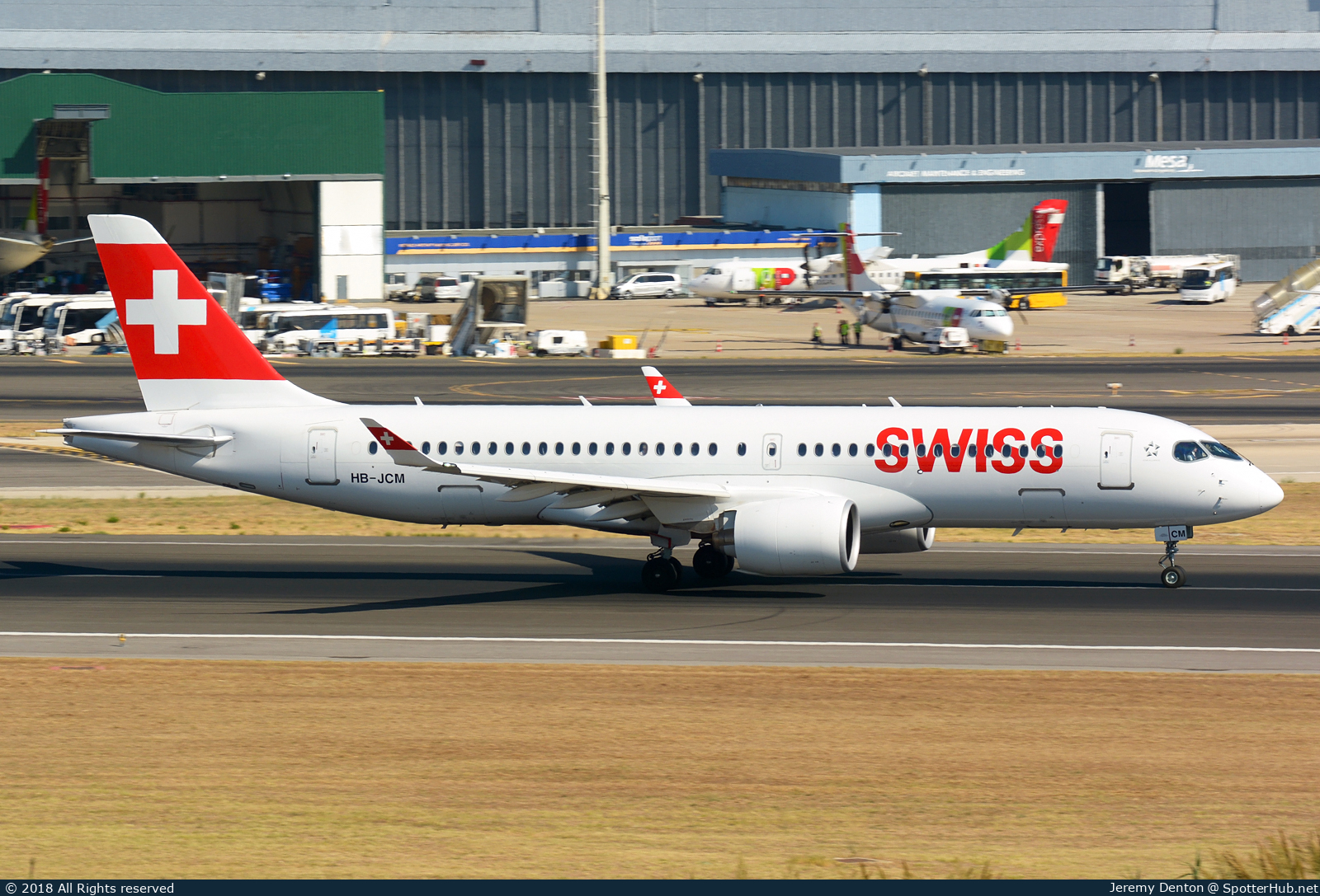 Photo of HB-JCM - Airbus A220-300 operated by Swiss International Air Lines