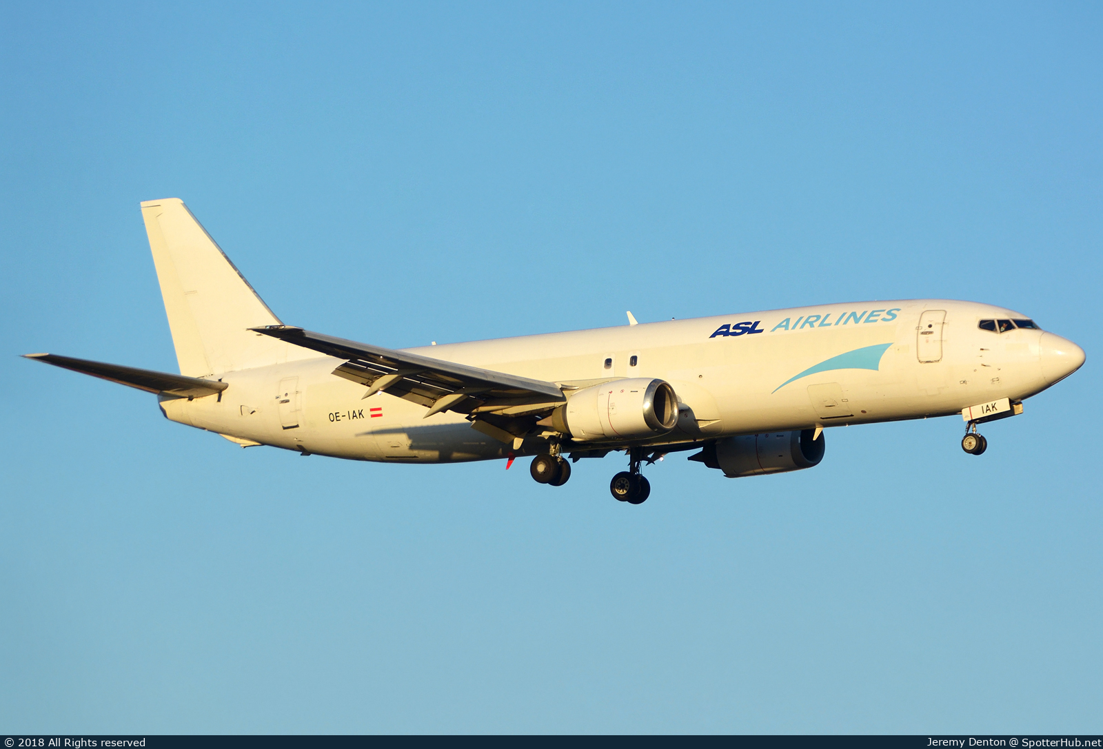 Photo of OE-IAK - Boeing 737-4Q8(SF) operated by ASL Airlines Belgium