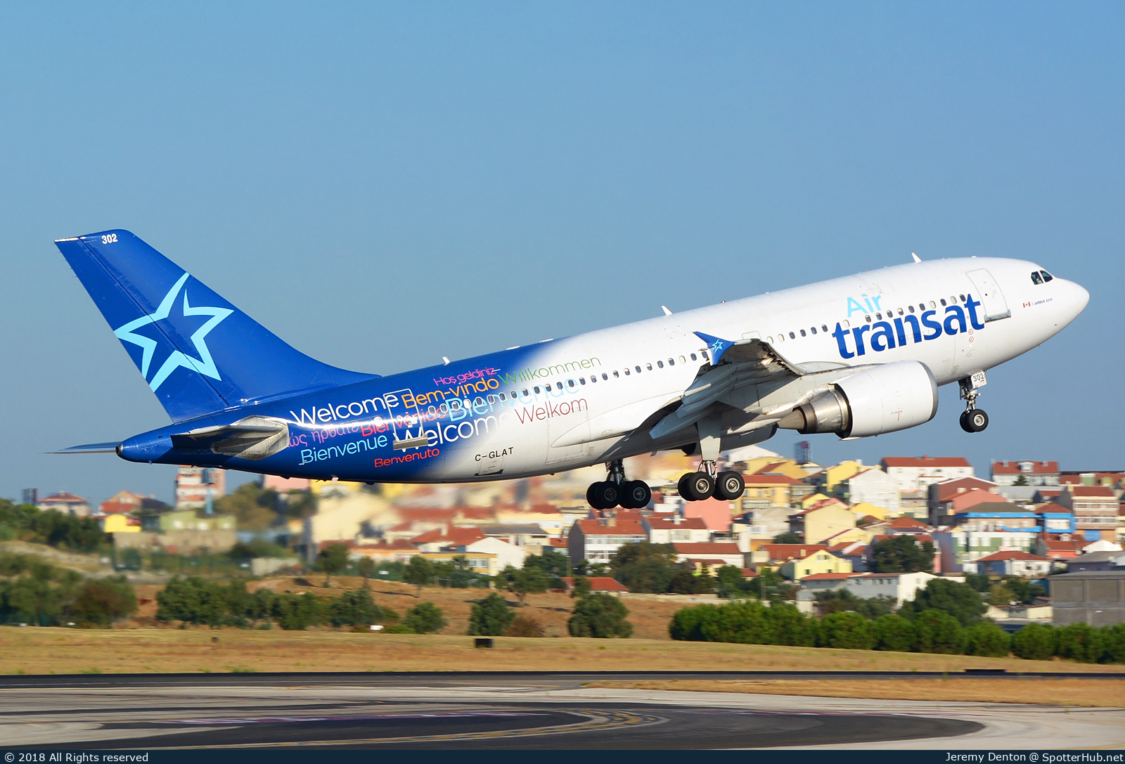 Photo of C-GLAT - Airbus A310-308 operated by Air Transat