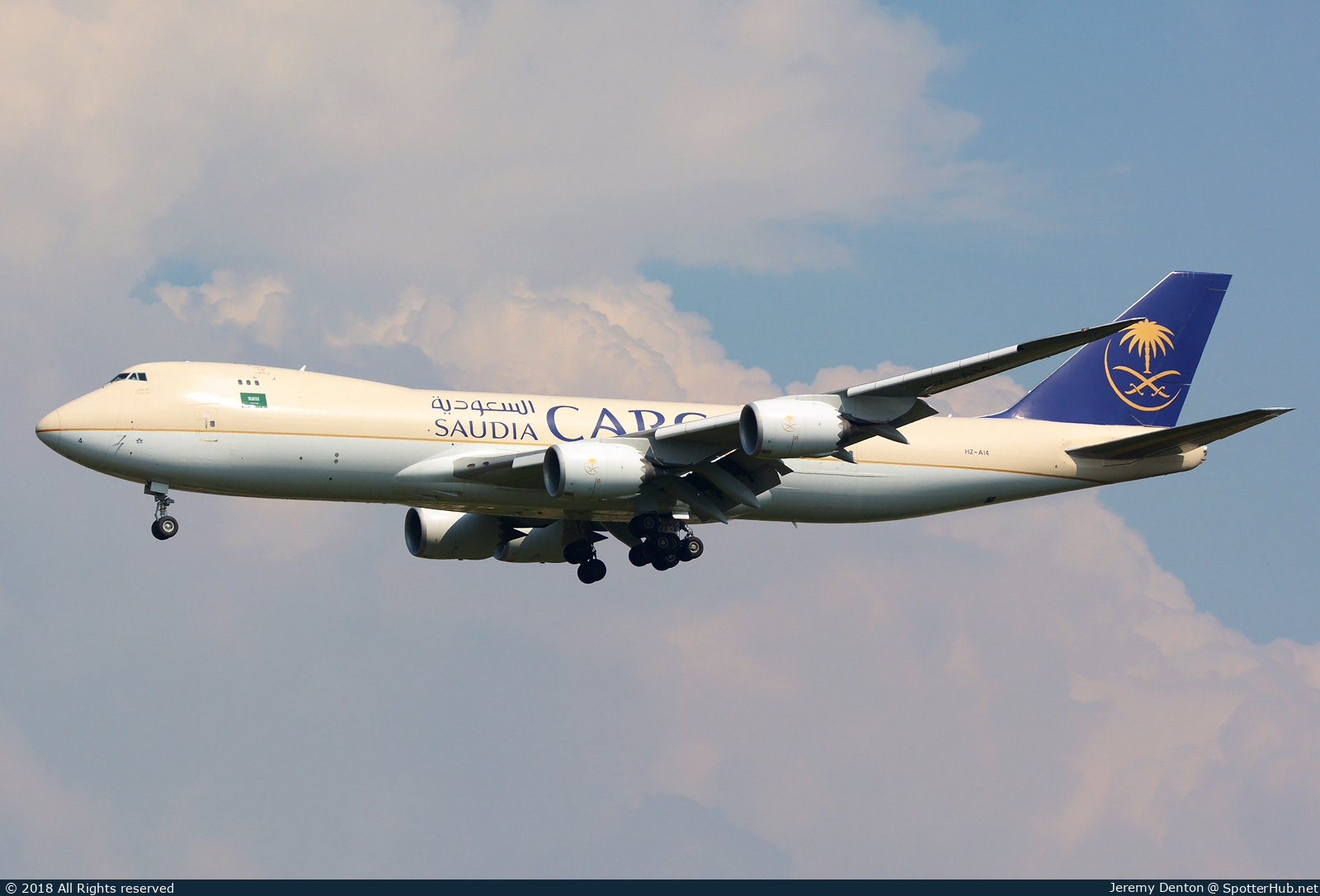 Photo of HZ-AI4 - Boeing 747-87UF operated by Saudia Cargo
