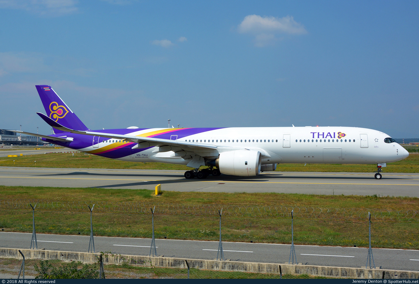 Photo of HS-THJ - Airbus A350-941 operated by Thai Airways International