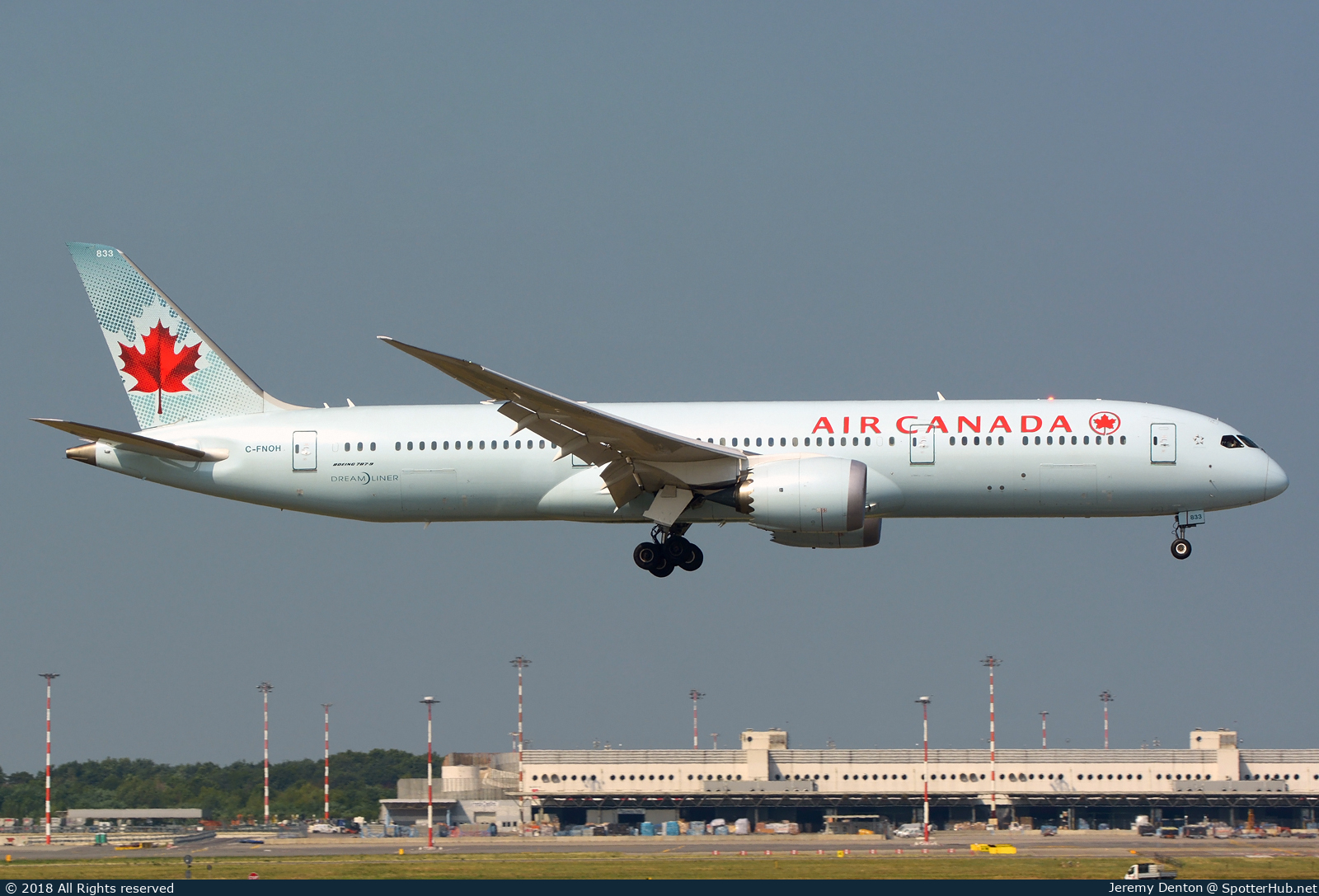Photo of C-FNOH - Boeing 787-9 Dreamliner operated by Air Canada