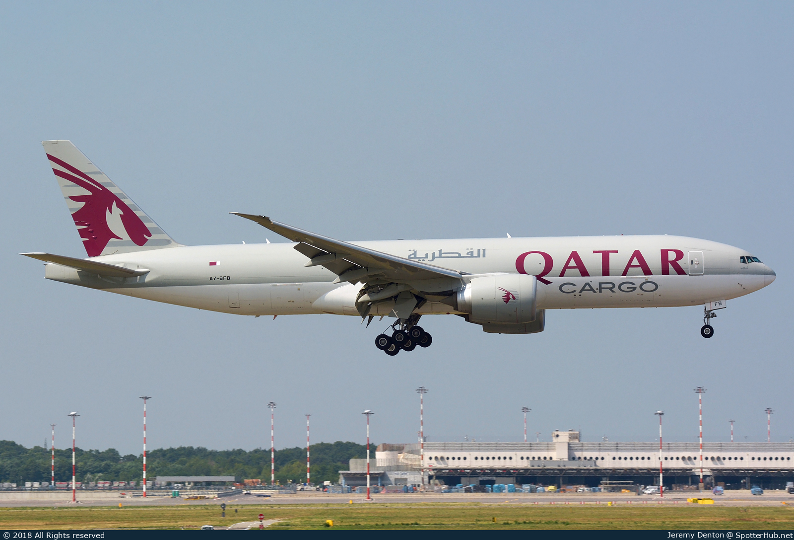 Photo of A7-BFB - Boeing 777-FDZ operated by Qatar Airways Cargo