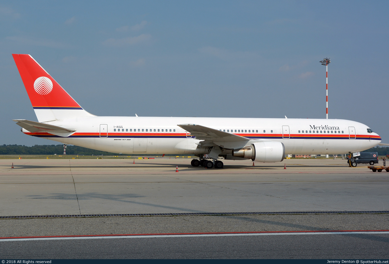 Photo of I-AIGG - Boeing 767-304(ER) operated by Meridiana