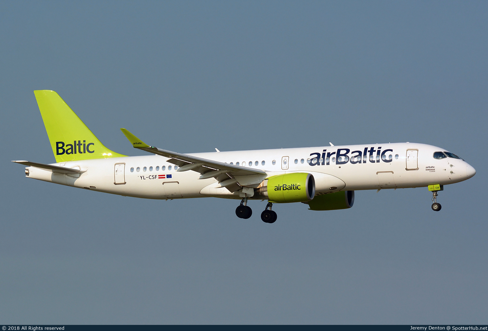 Photo of YL-CSF - Airbus A220-300 operated by airBaltic