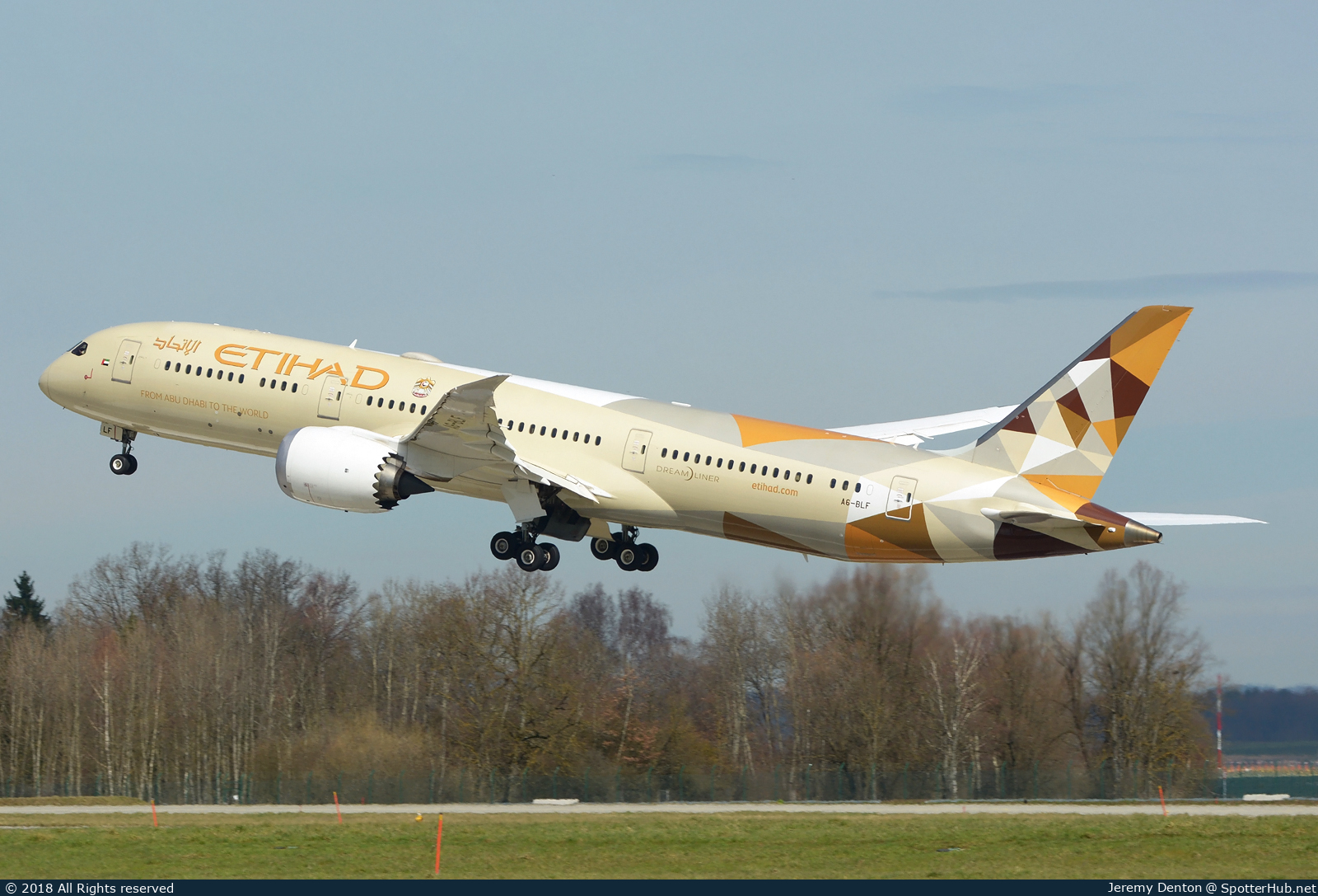 Photo of A6-BLF - Boeing 787-9 Dreamliner operated by Etihad Airways