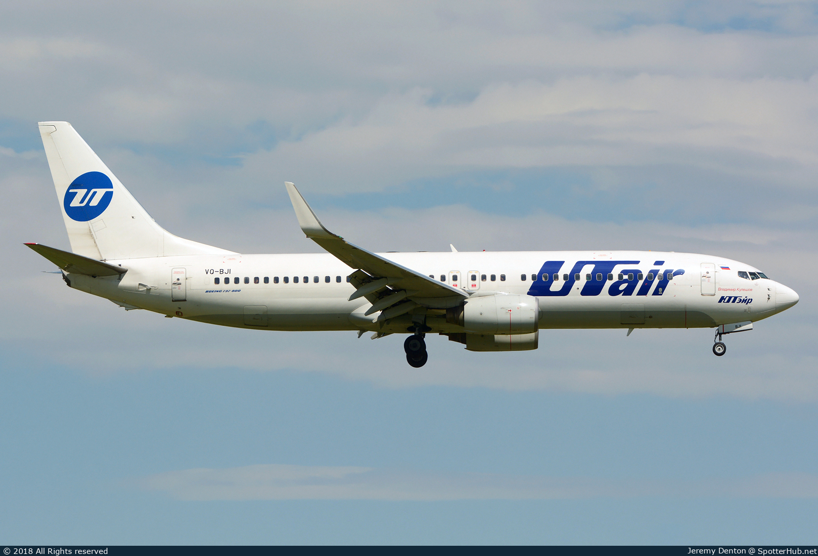 Photo of VQ-BJI - Boeing 737-8AS operated by Utair