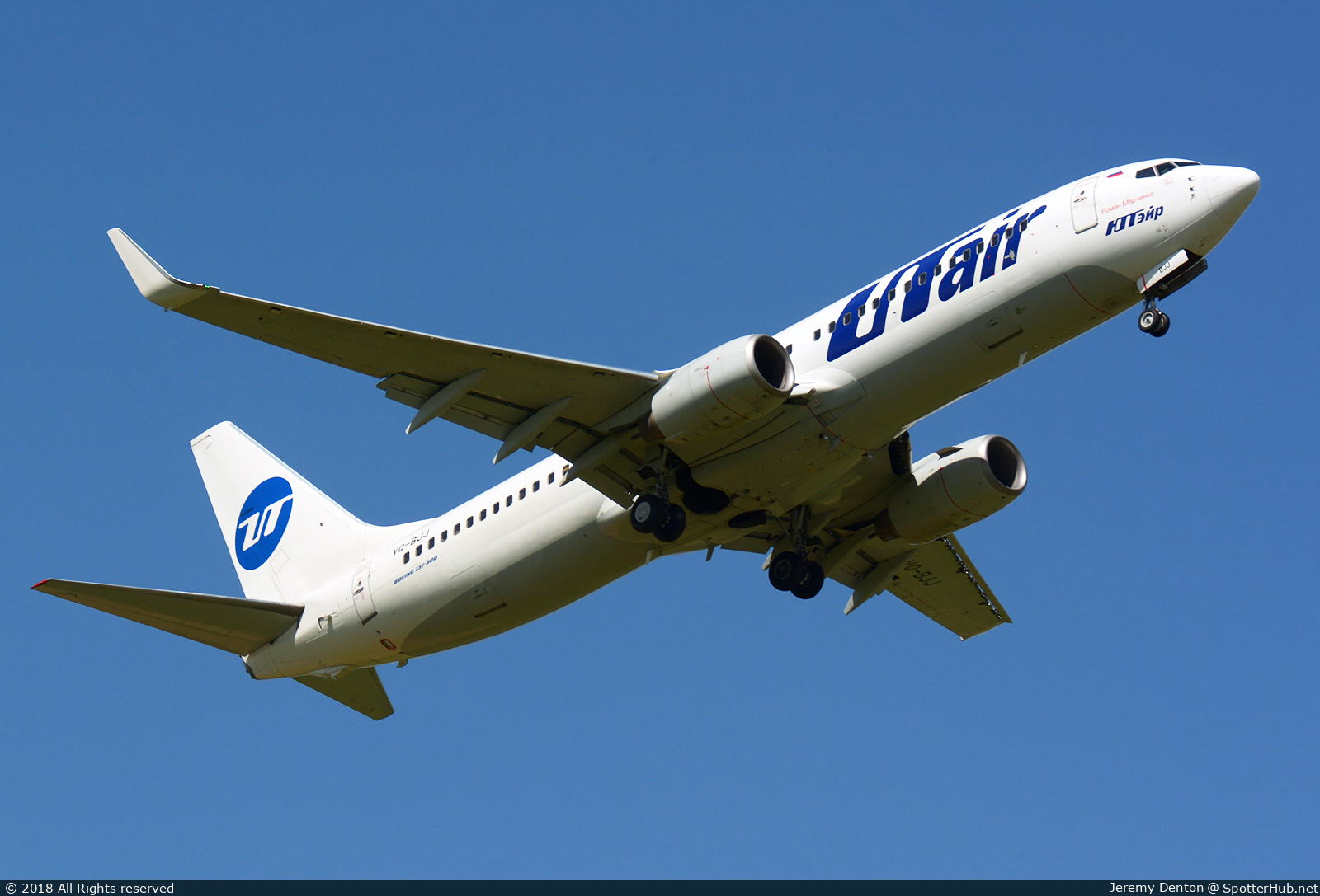 Photo of VQ-BJJ - Boeing 737-8AS operated by Utair