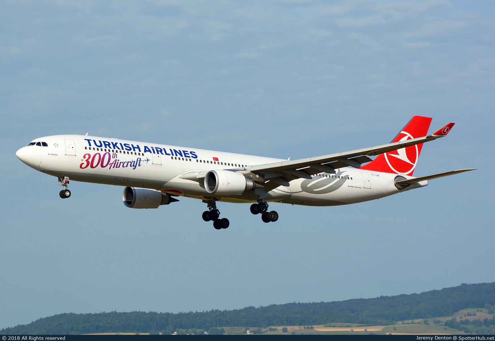 Photo of TC-LNC - Airbus A330-303 operated by Turkish Airlines