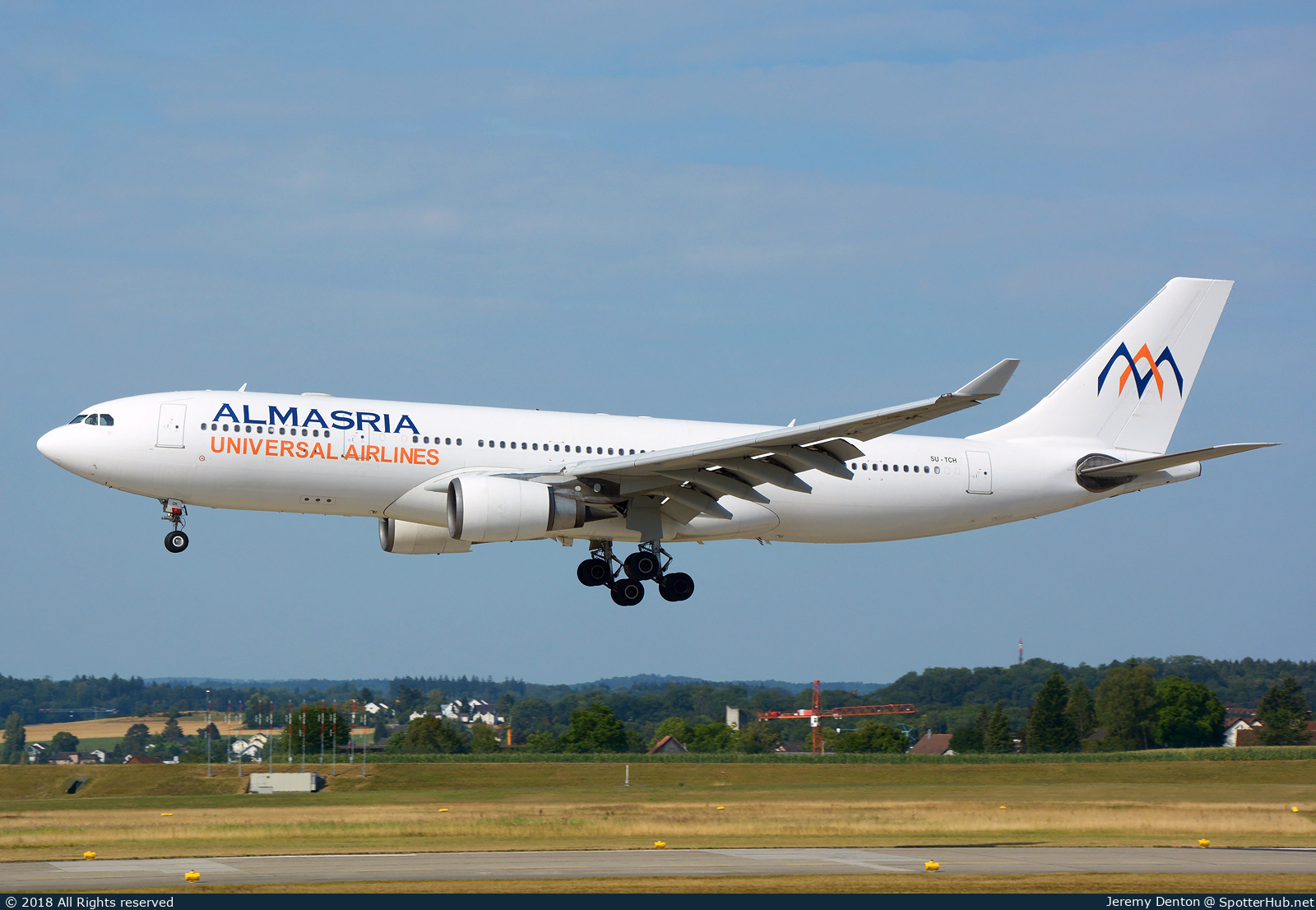 Photo of SU-TCH - Airbus A330-203 operated by AlMasria Universal Airlines