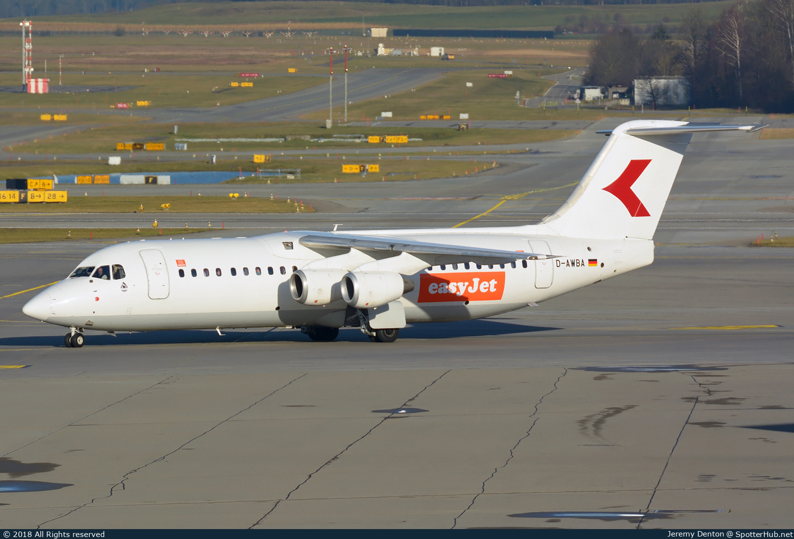 Photo of D-AWBA - British Aerospace 146-300 operated by easyJet (opb WDL Aviation)