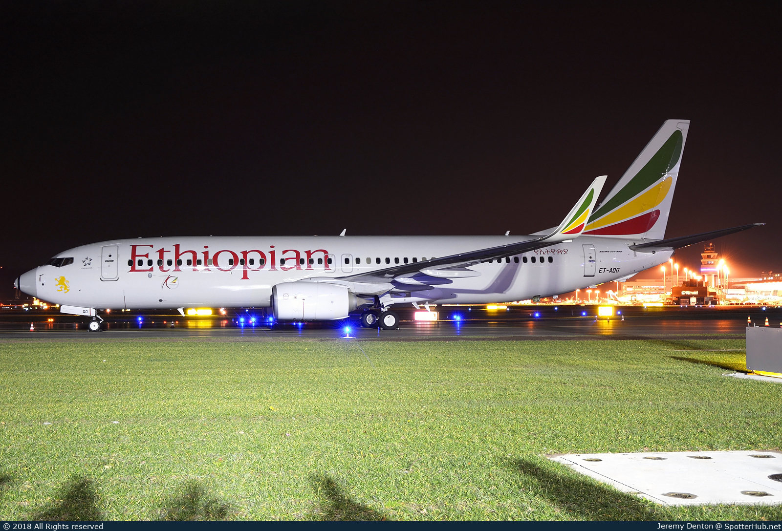 Photo of ET-AQO - Boeing 737-860 operated by Ethiopian Airlines