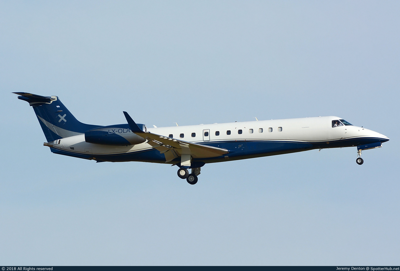 Photo of LX-OLA - Embraer Legacy 600 operated by Luxaviation