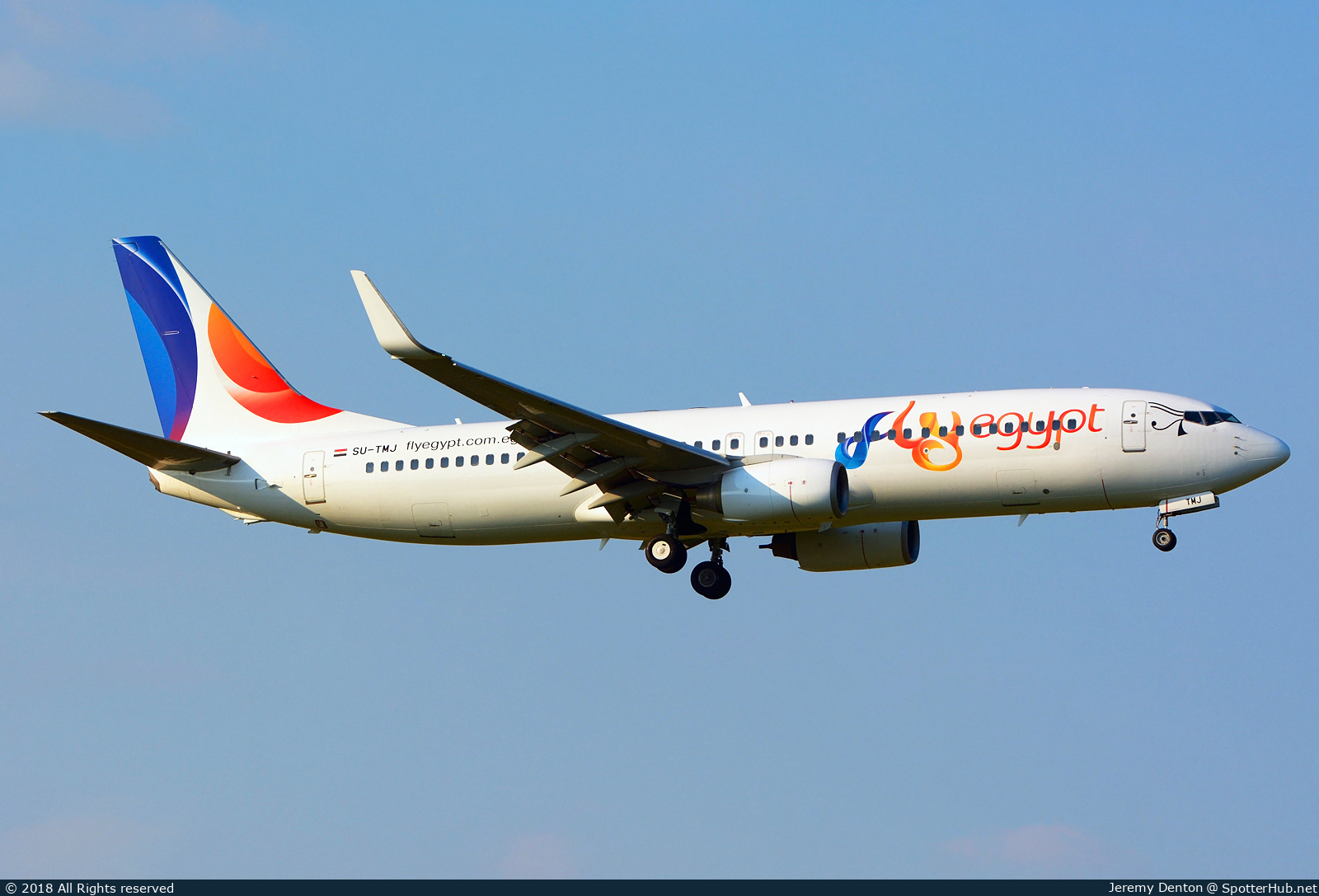 Photo of SU-TMJ - Boeing 737-82R operated by FlyEgypt