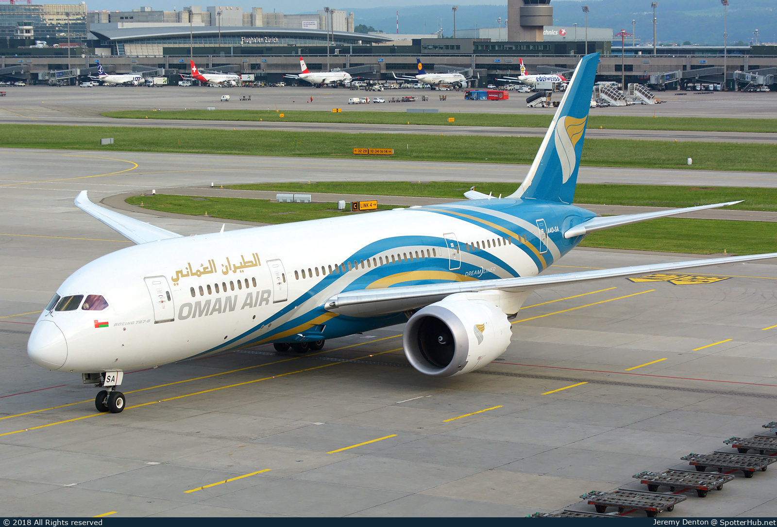 Photo of A4O-SA - Boeing 787-8 Dreamliner operated by Oman Air