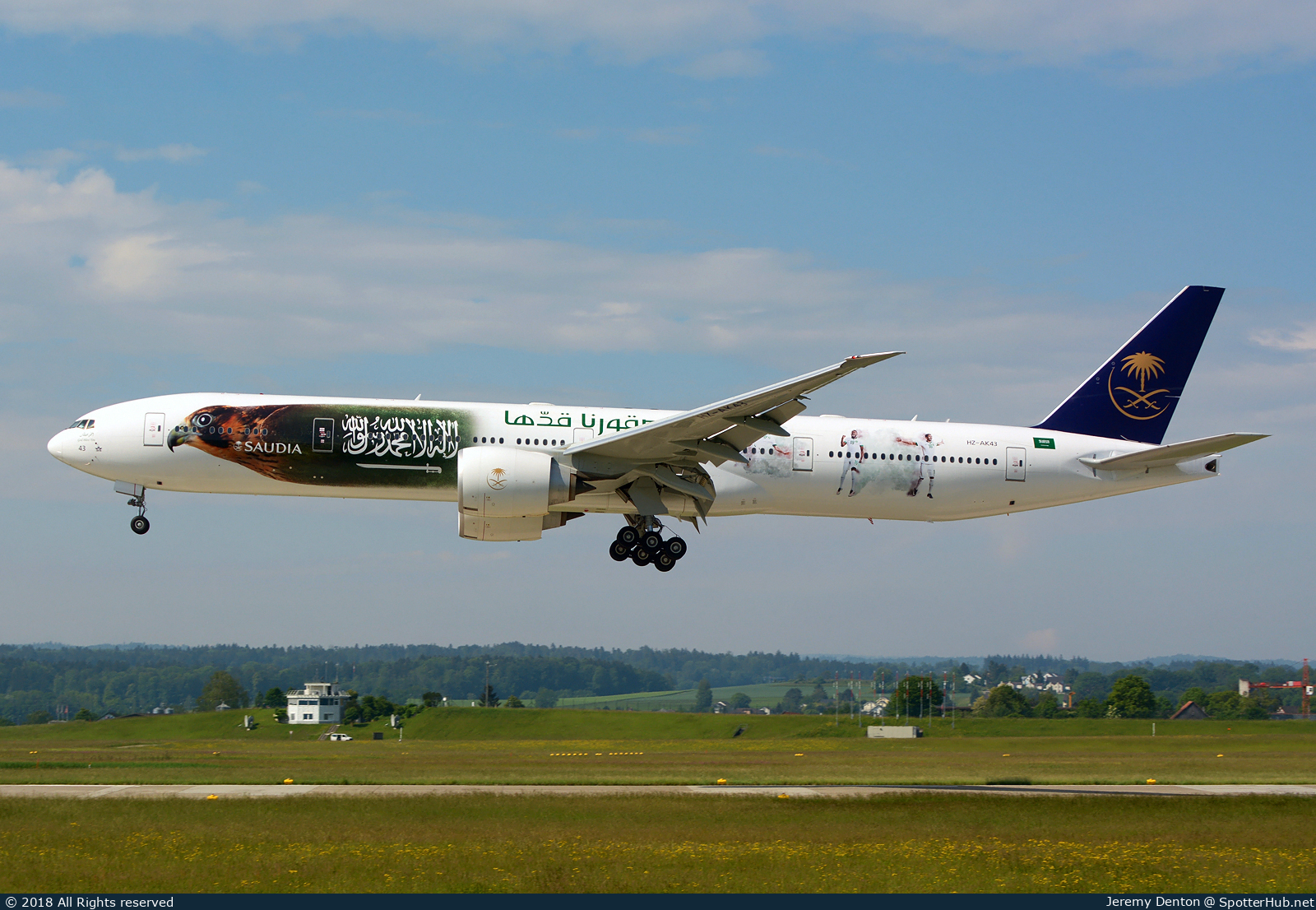 Photo of HZ-AK43 - Boeing 777-368(ER) operated by Saudia