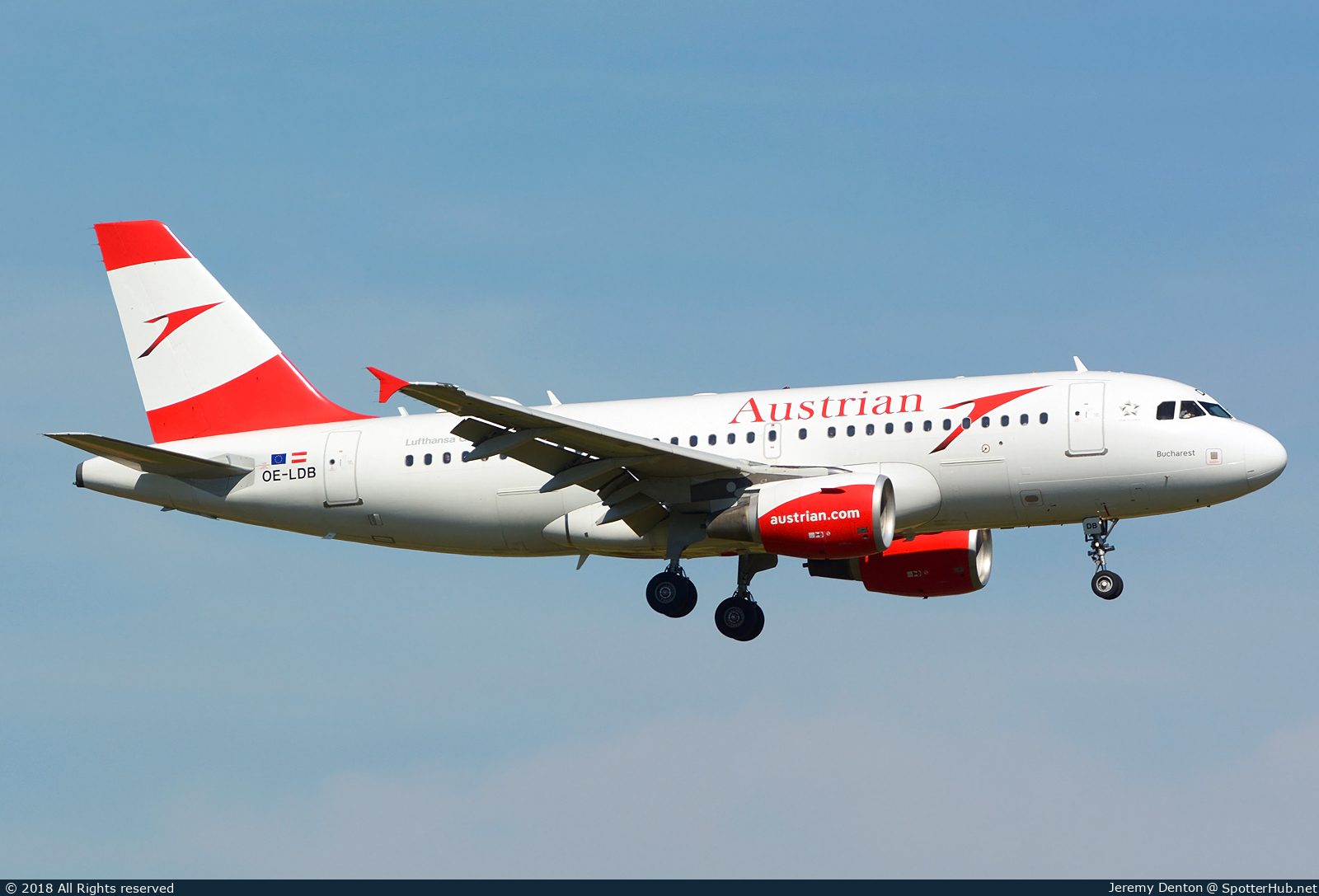 Photo of OE-LDB - Airbus A319-112 operated by Austrian Airlines