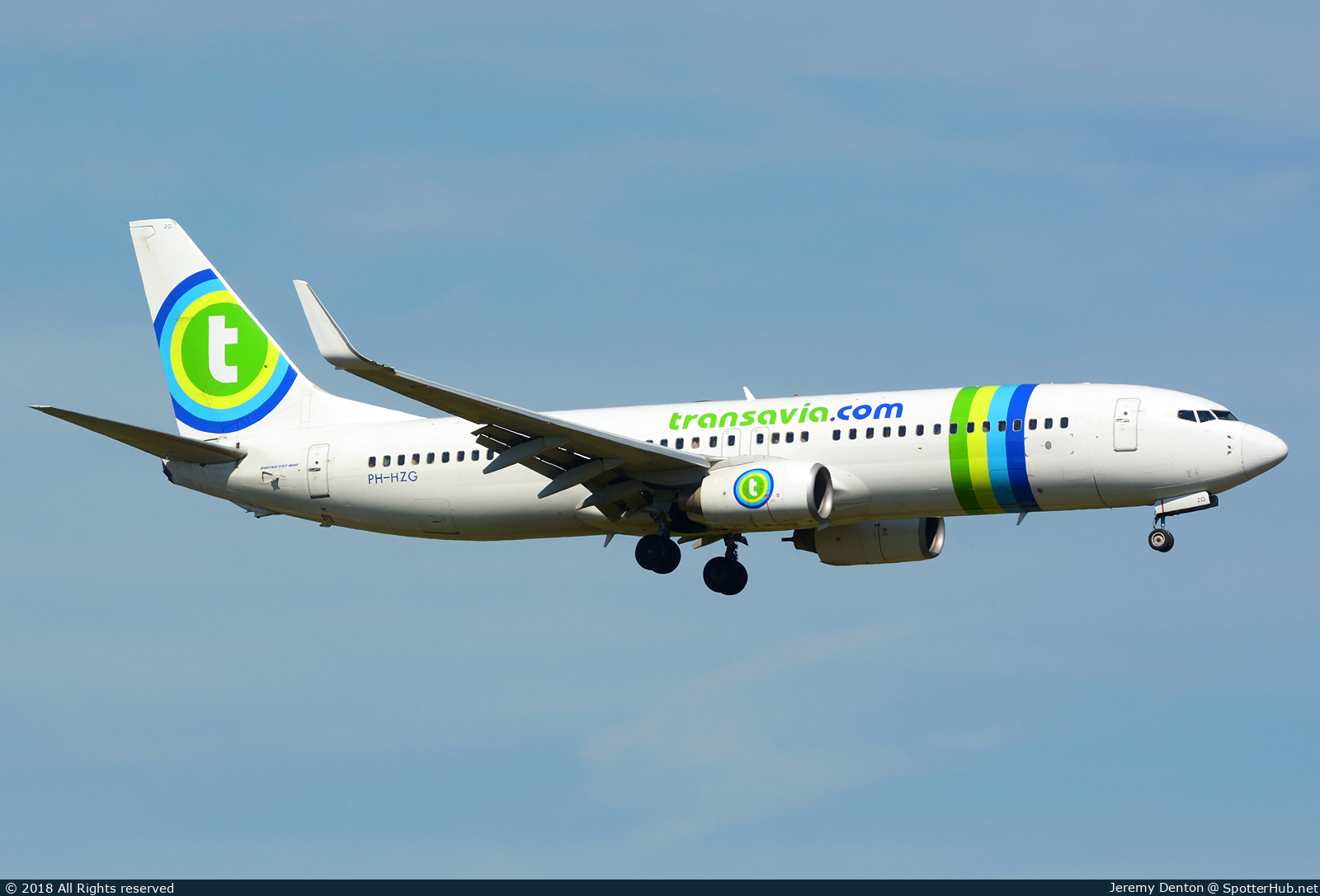 Photo of PH-HZG - Boeing 737-8K2 operated by Transavia