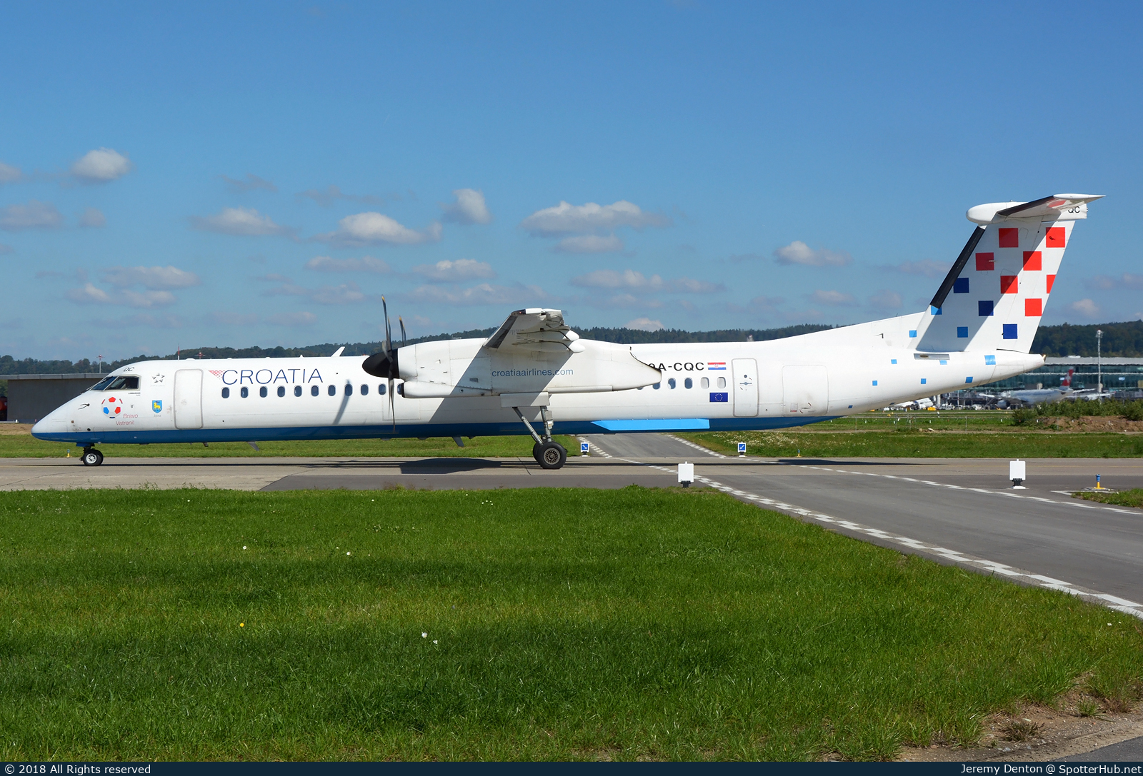 Photo of 9A-CQC - Bombardier DHC-8-402 Dash 8 Q400 operated by Croatia Airlines