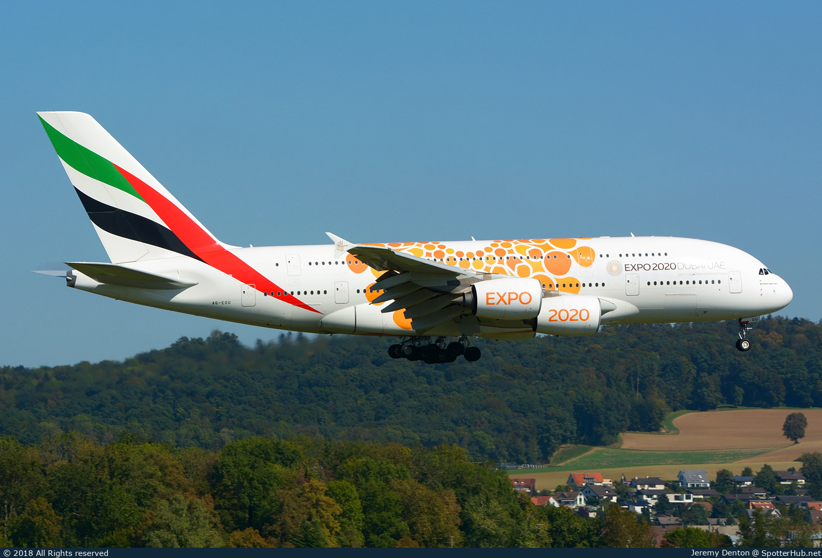 Photo of A6-EOU - Airbus A380-861 operated by Emirates