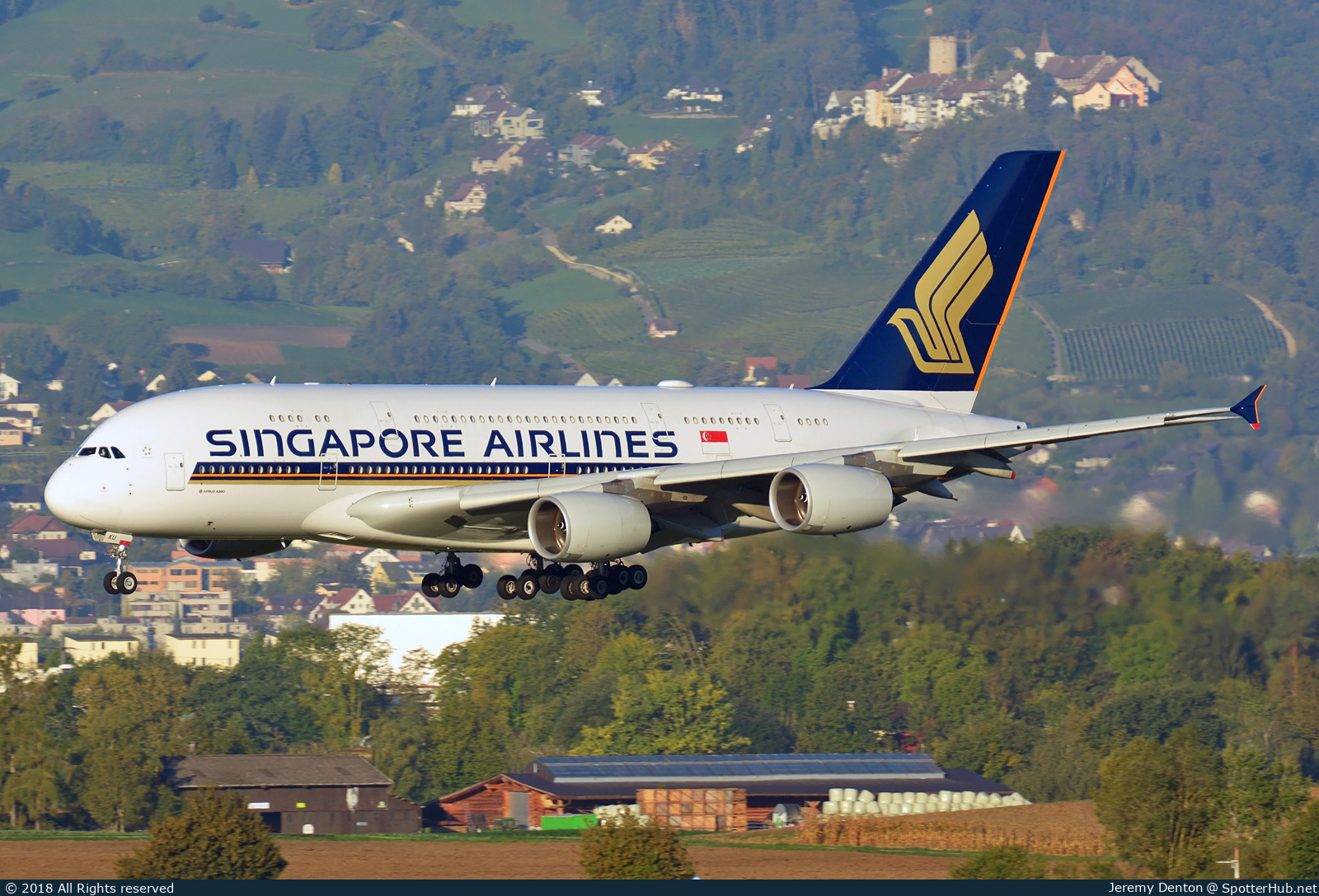 Photo of 9V-SKU - Airbus A380-841 operated by Singapore Airlines