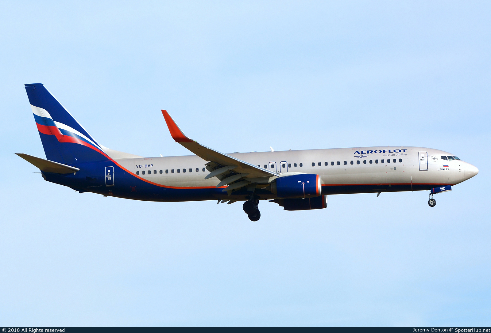 Photo of VQ-BVP - Boeing 737-8LJ operated by Aeroflot