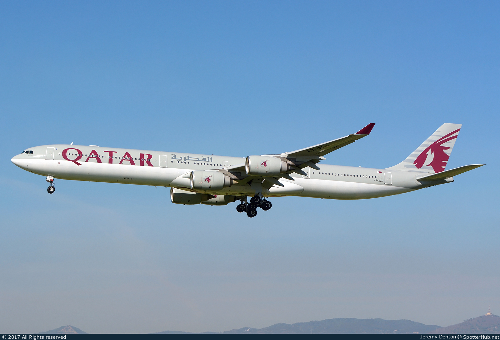 Photo of A7-AGA - Airbus A340-642 operated by Qatar Airways