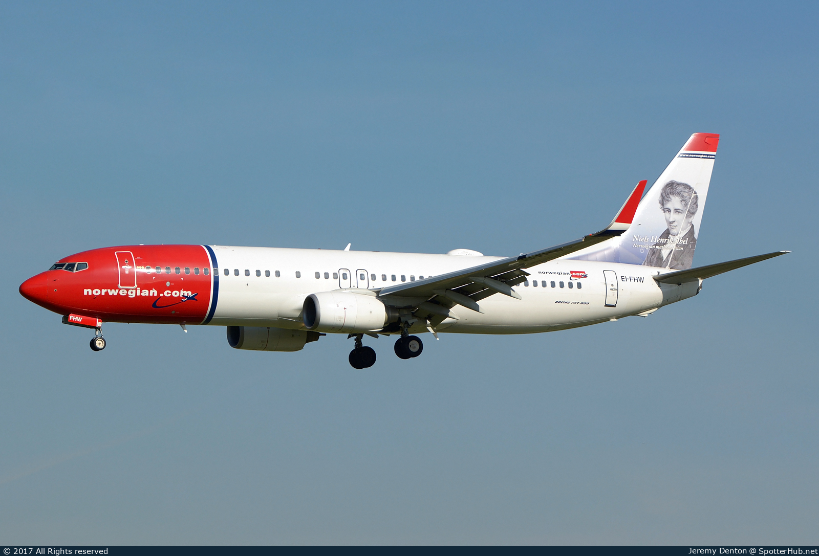 Photo of EI-FHW - Boeing 737-8JP operated by Norwegian Air International