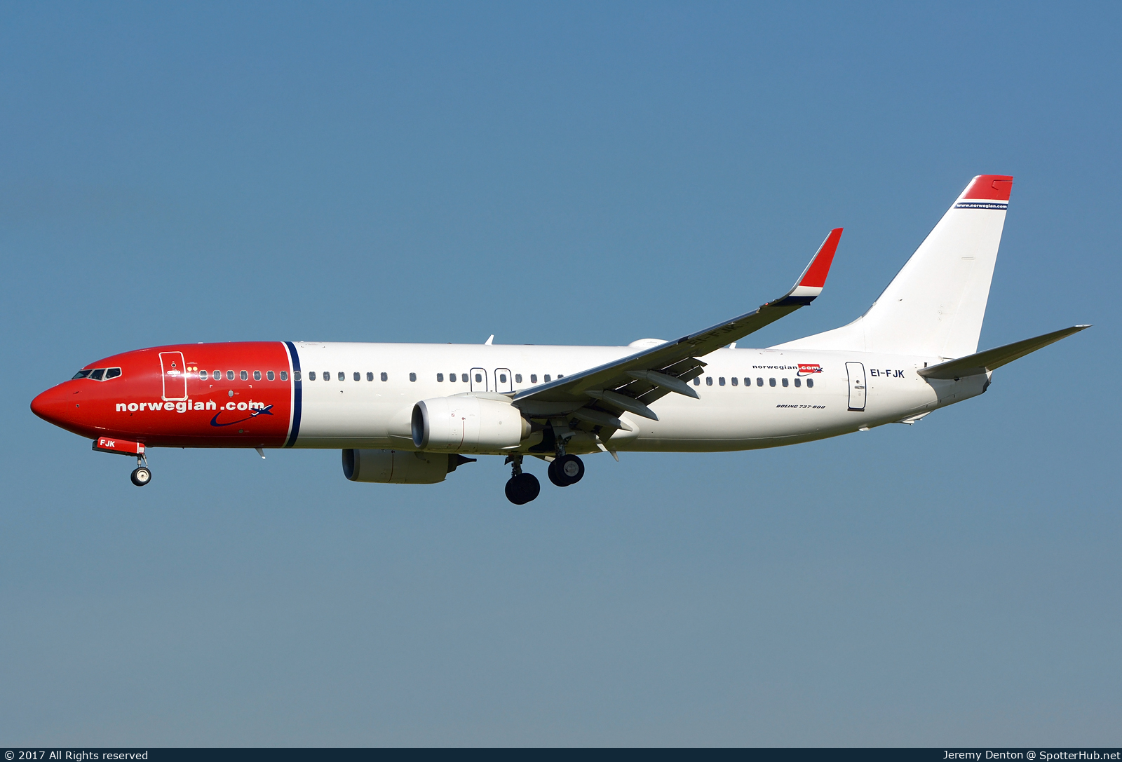 Photo of EI-FJK - Boeing 737-8JP operated by Norwegian Air International