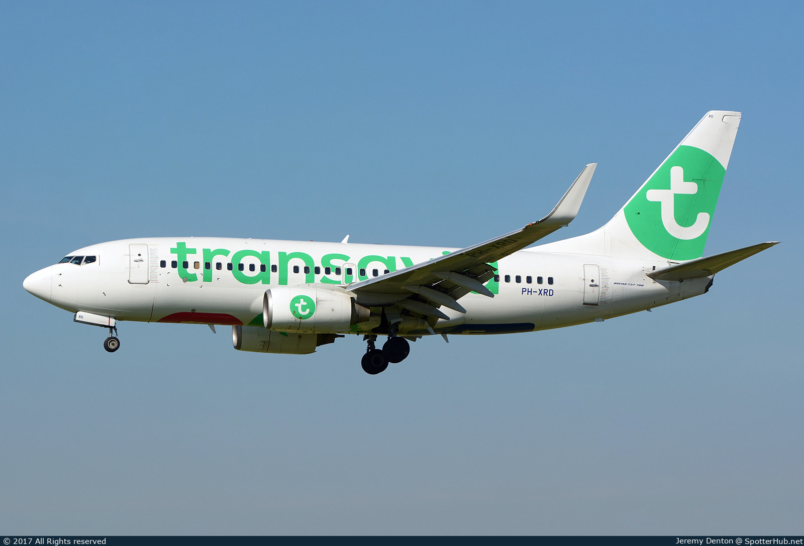 Photo of PH-XRD - Boeing 737-7K2 operated by Transavia