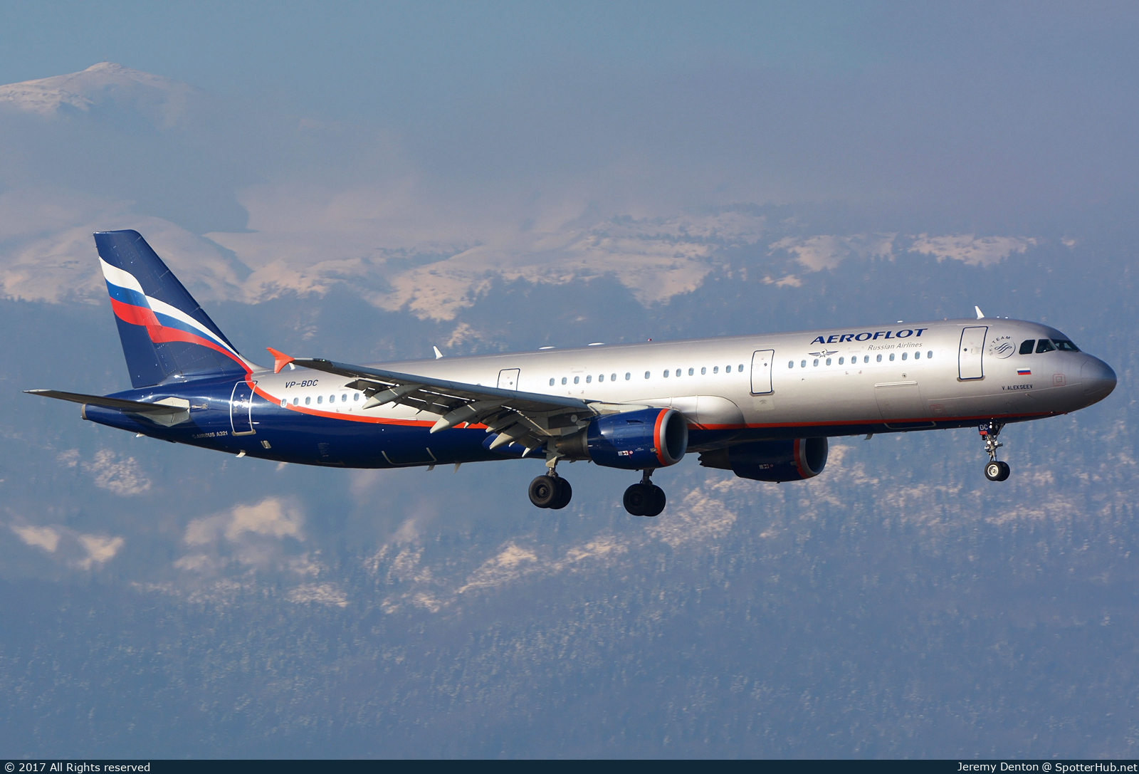 Photo of VP-BDC - Airbus A321-211 operated by Aeroflot