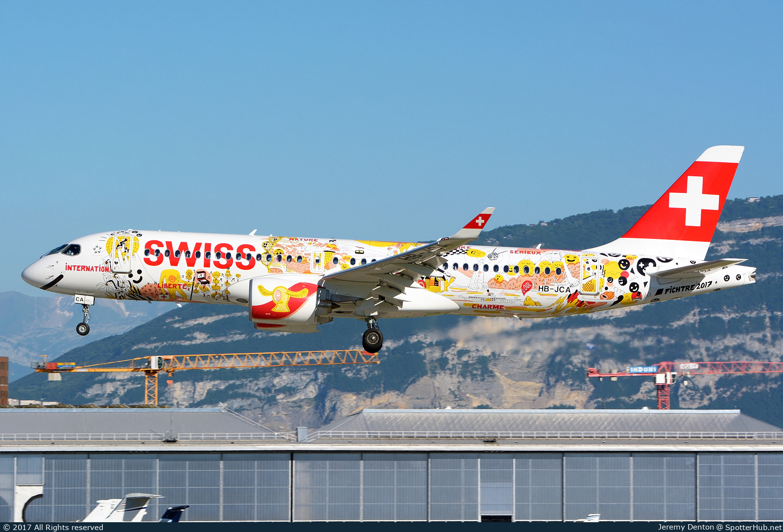 Photo of HB-JCA - Airbus A220-300 operated by Swiss International Air Lines